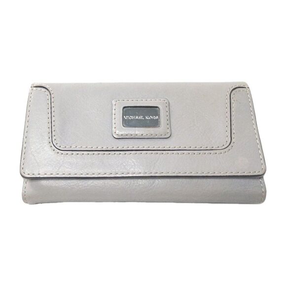 Michael Kors Brook Ville Gray Carryall Wallet Purse $158 - Picture 2 of 7